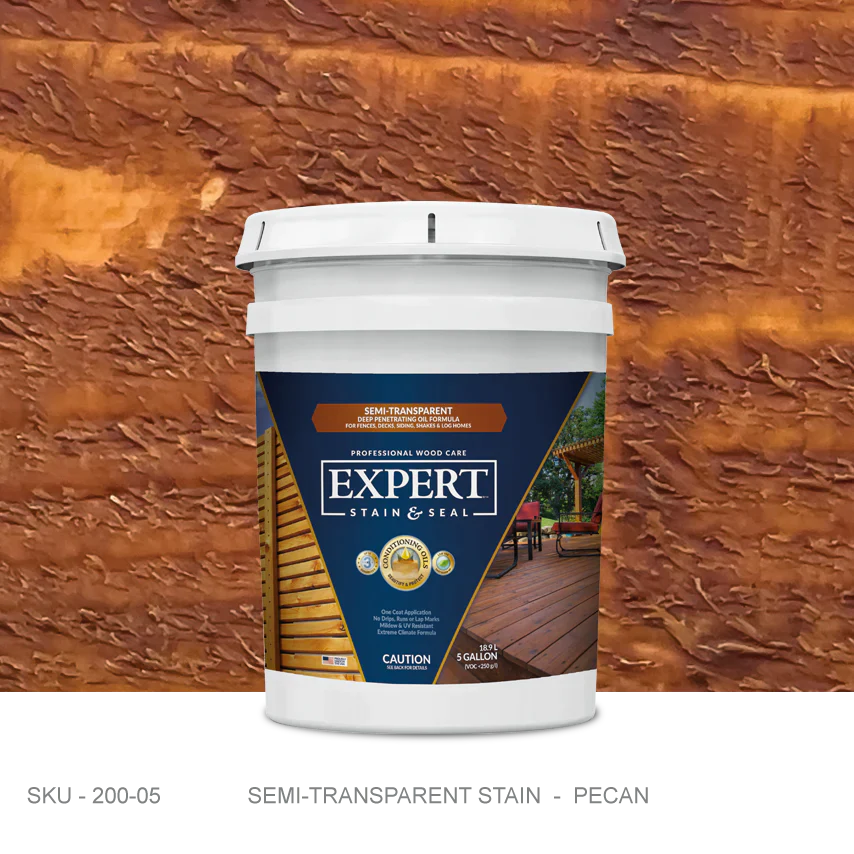 Semi-Transparent Wood Stain & Sealer - Stain & Seal Experts Store