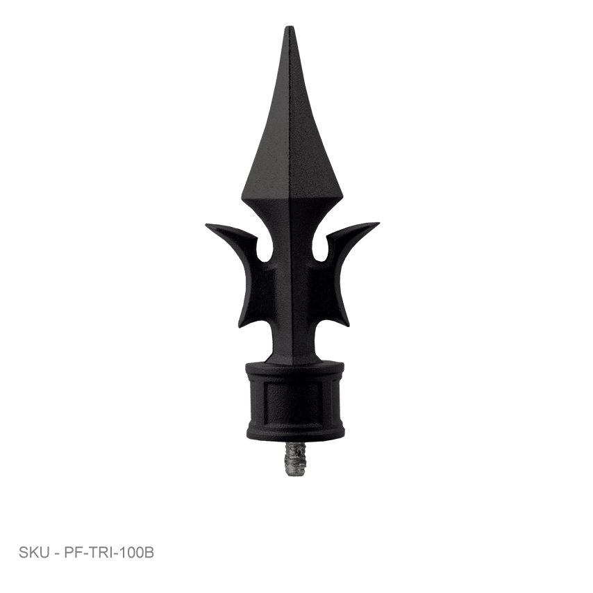 Post Caps Accent Finials Trident - Fence Armor