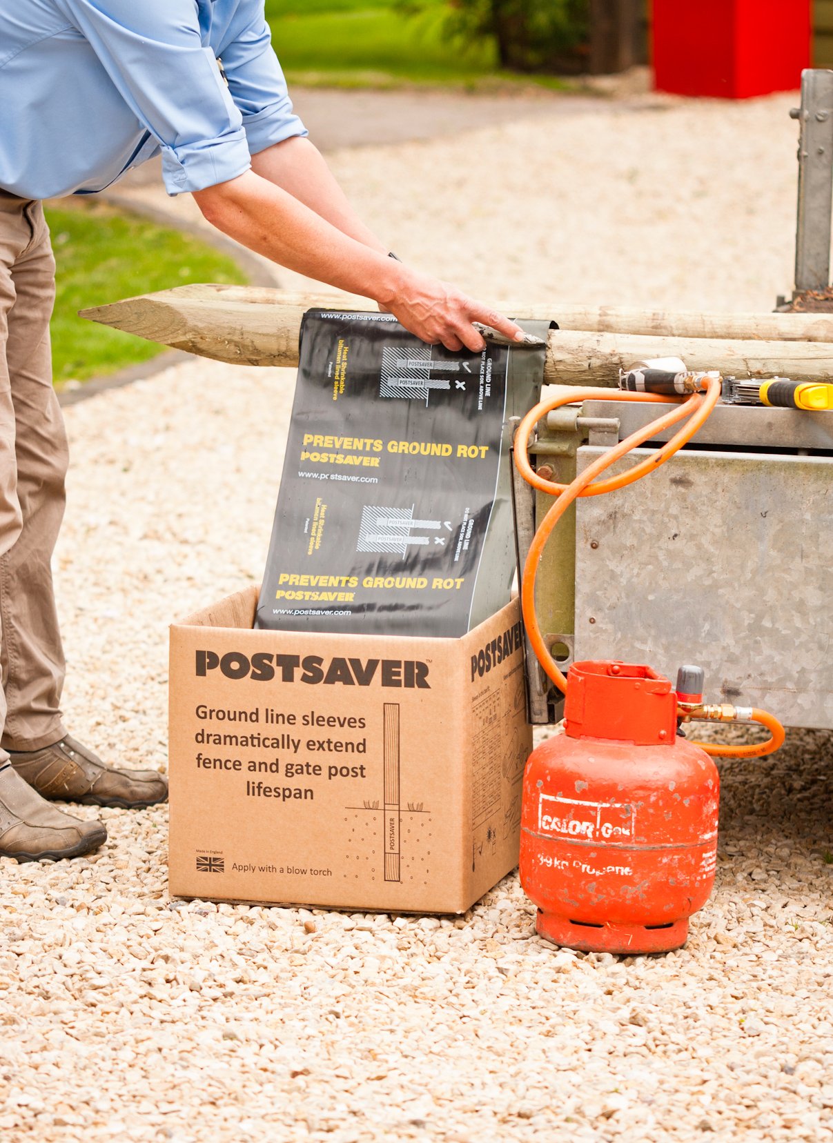 POSTSAVER Post Sleeves | In-Ground Post Protection - Stain & Seal Experts Store