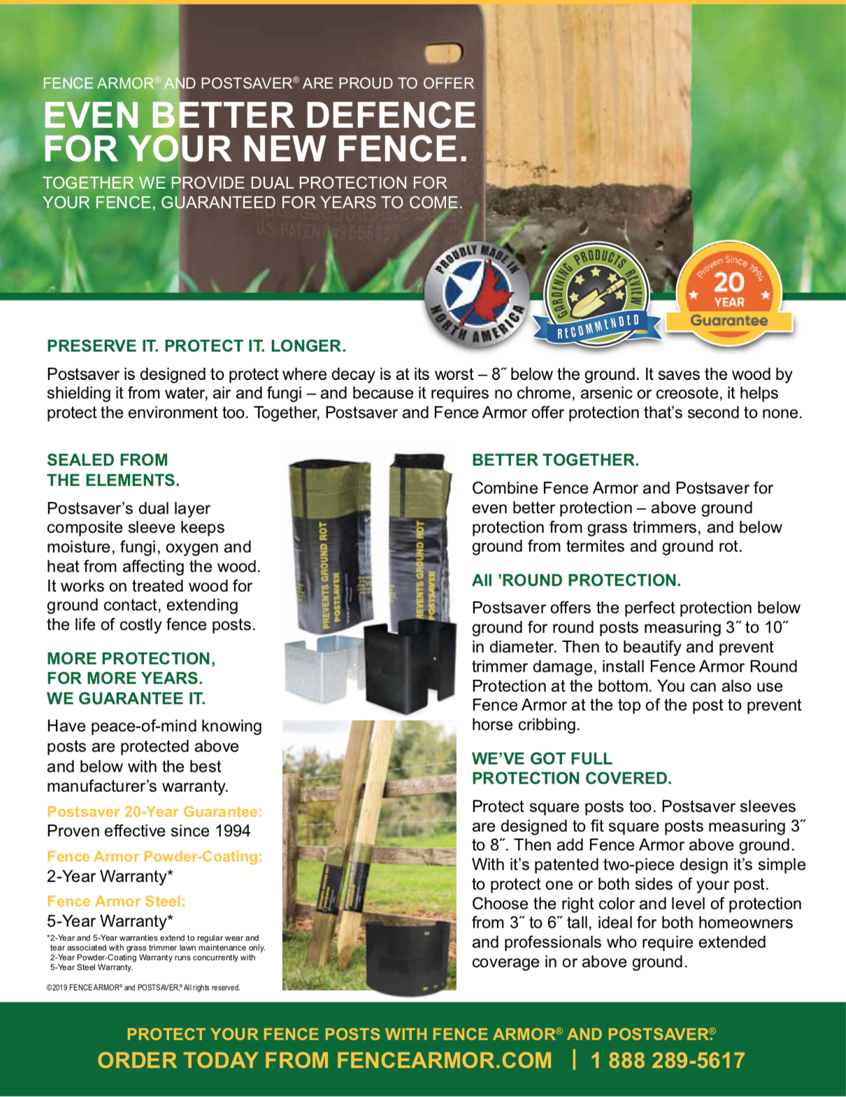 POSTSAVER Post Sleeves | In-Ground Post Protection - Stain & Seal Experts Store